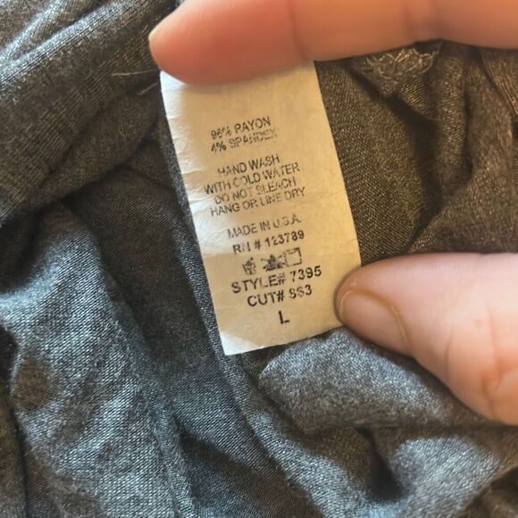 Sleeveless Maxi Dress Casual Long Tank Dress Gray Comfy Loungewear - Picture 5 of 6